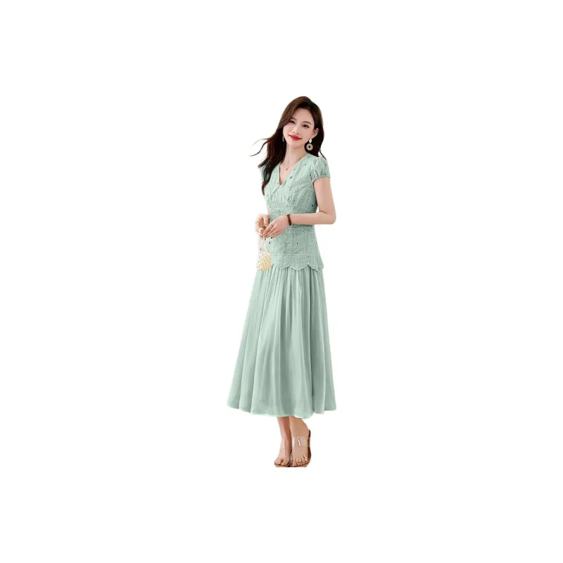 TEME Short Sleeved Dress Women's-7
