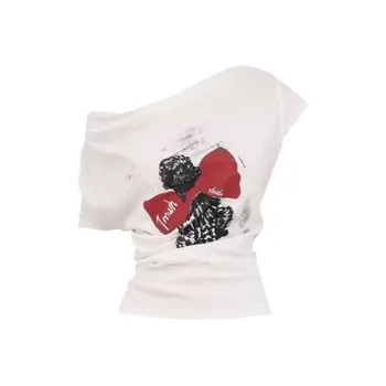 HUINIAN T Shirts Women's White