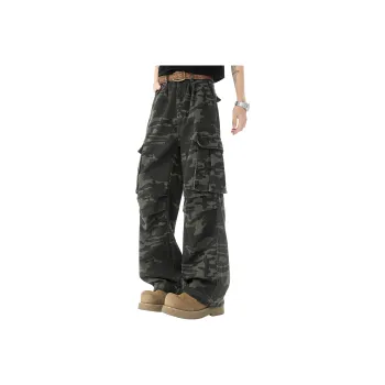 SXSY Cargo Pants Unisex Camouflage