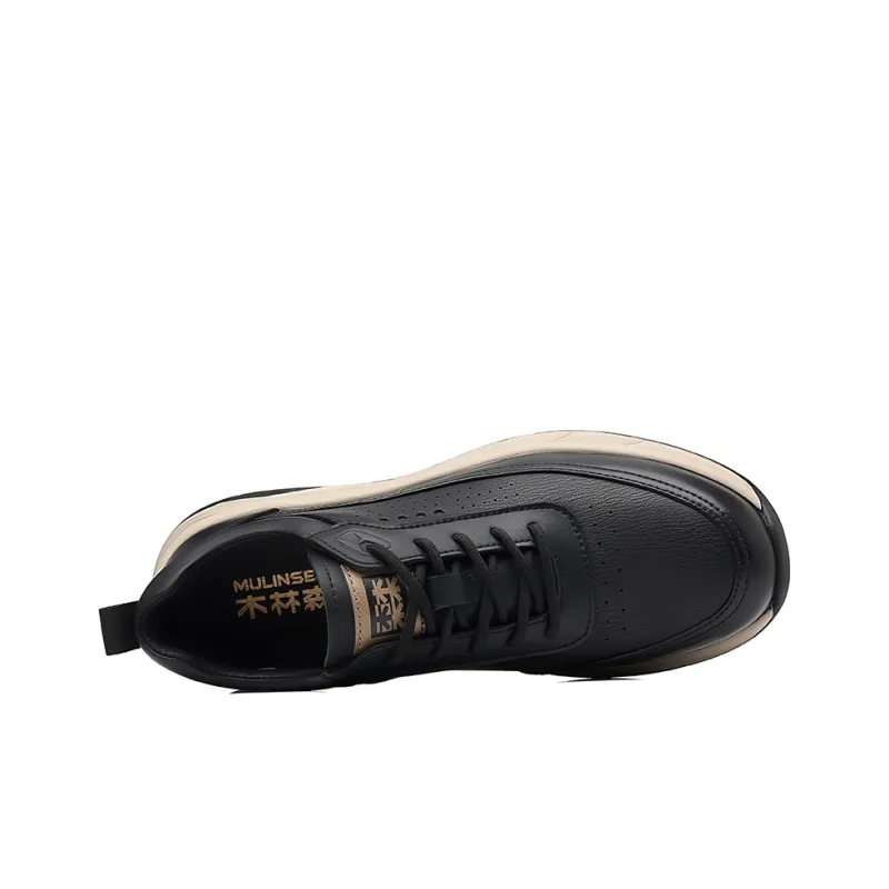 Mulinsen Casual Shoes Men Low Top Khaki/Black-9