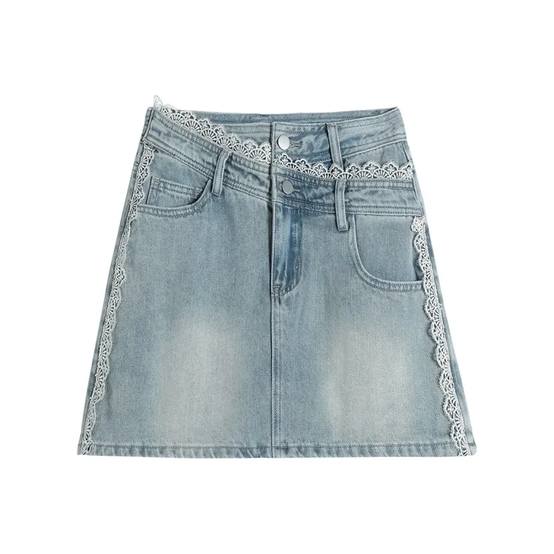 Garbege Denim Short Skirts Women's-0