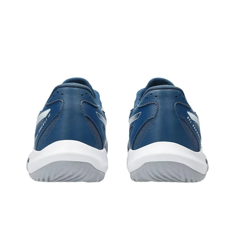 Asics GEL ROCKET 12 Anti Slip Wear Resistant Low Top Training Shoes Men's Blue Gray-3