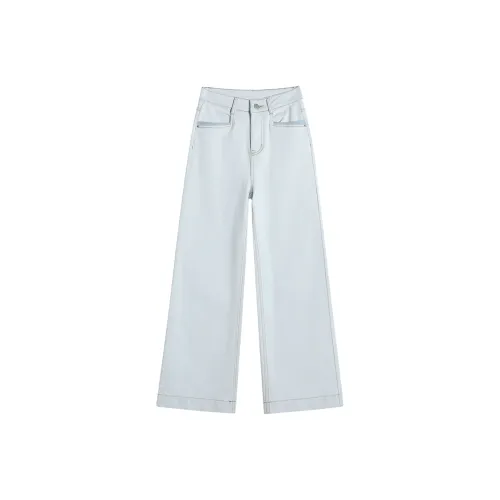 Garbege Jeans Women's Sky Blue Ankle Length