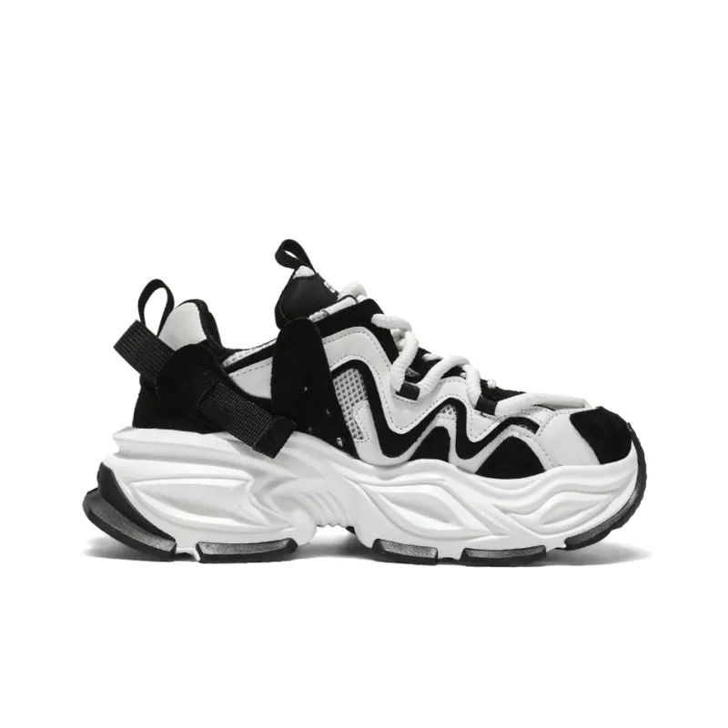 HACKBUTEER Low Top Chunky Sneakers Men's Box Included-9