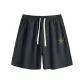 [300g Heavyweight]Dark Gray (B Simple Letter Pants Logo)