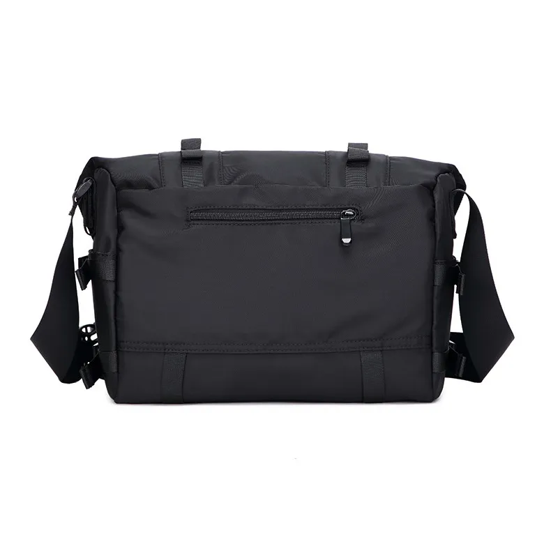 BEN SHERMAN Polyester Crossbody Bag, Shoulder Bag Unisex Black-1