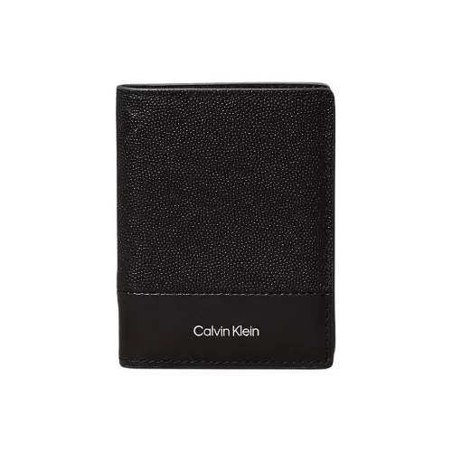 CALVIN KLEIN Leather Wallet Men's Black