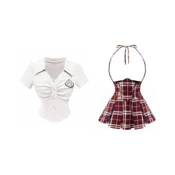 Udon House Two Piece Skirt Sets Women's