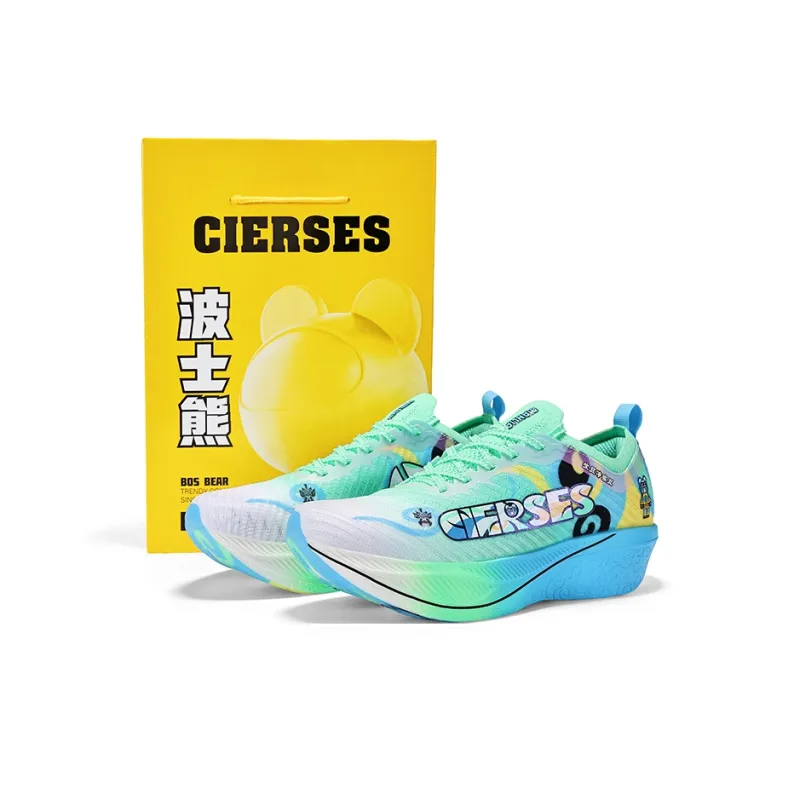 CLERSES Muscle Cloud Limited Running Shoes Unisex Low Top Raw Microfiber Net Ox-5