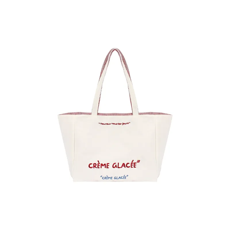 Homeboisportclub Canvas Bag, Tote Bag, Single Shoulder Bag Unisex Red/Blue-0