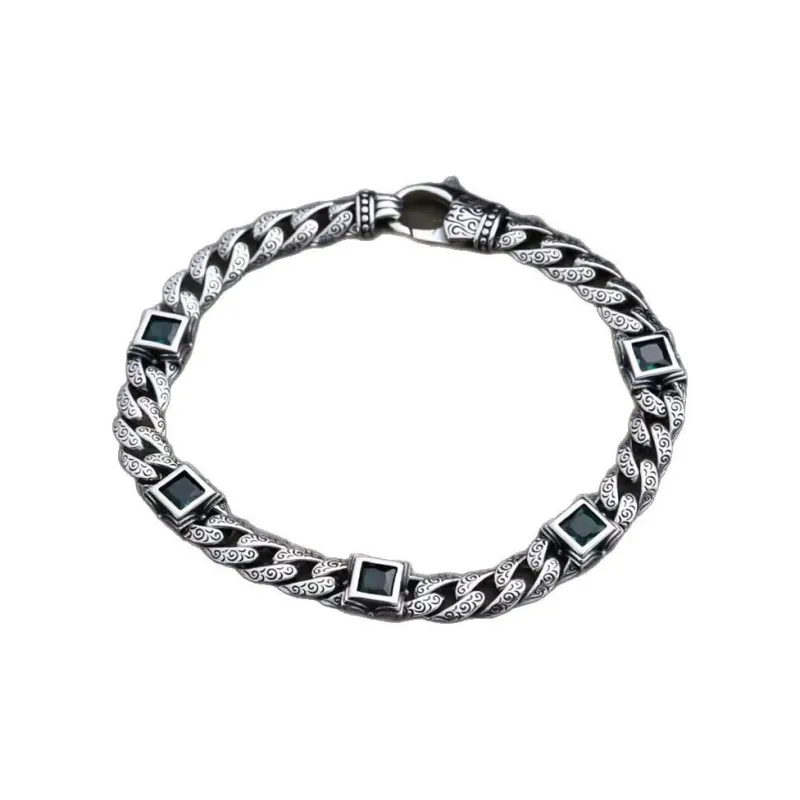 Quarqor S925 Silver Bracelets Men's-6