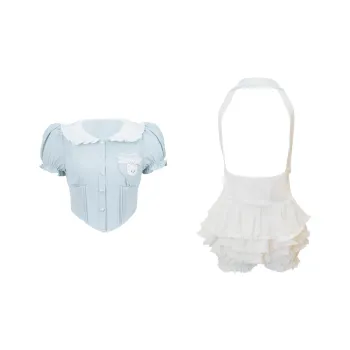 Udon House Two Piece Skirt Sets Women's