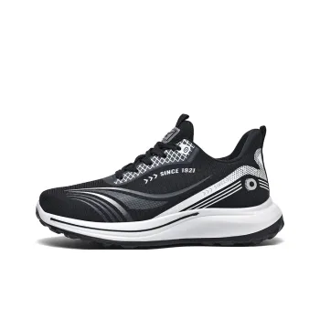 DOUBLE STAR 88 Cushioning, Slip Resistant, And Abrasion Resistant Low Top Casual Running Shoes Men's Black