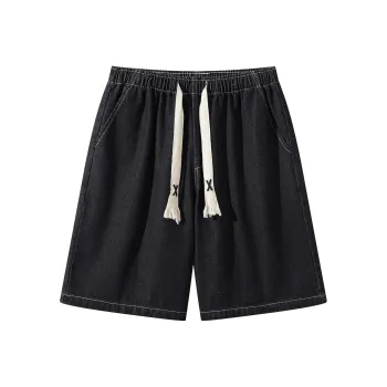 BRYAN JIMENEZ Denim Shorts Unisex