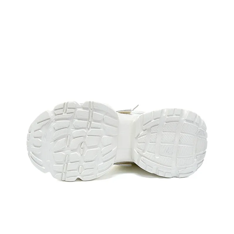 DGUMI Slip Resistant, Abrasion Resistant, Breathable, Height Increasing Low Top Chunky Sneakers Women's-5