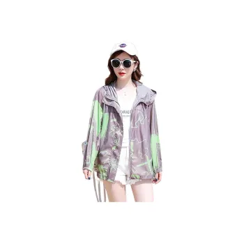 Flowers In Water Cropped Coat Women's