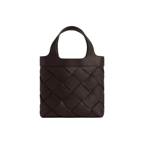 Bottega Veneta Diago Calfskin Tote Bag, Shopping Bag, Shoulder Bag, Crossbody Bag, Handbag Trumpets Men's Dark Brown