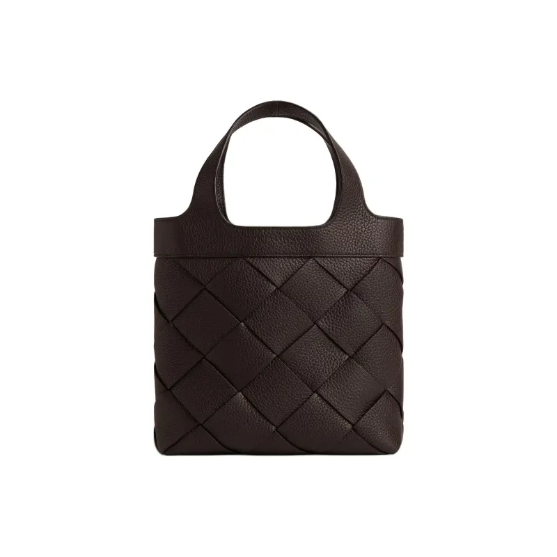 Bottega Veneta Diago Calfskin Tote Bag, Shopping Bag, Shoulder Bag, Crossbody Bag, Handbag Trumpets Men's Dark Brown-0