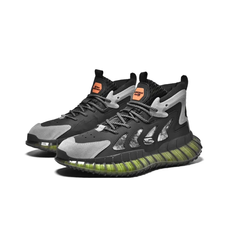 Ncmt Slip Resistant, Abrasion Resistant, Breathable, Supportive, Rebound Mid Top Running Shoes Unisex-12