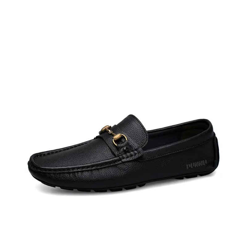 Dunnu Men's Casual Shoes Men Low Top Black-0
