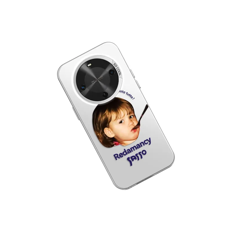 YAOCAI Acrylic Material Biting Spoon Little Boy Phone Cases Compatibility With MVMOM 30/20 Trendy And Cool-17
