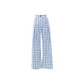 Blue Plaid Extended Length