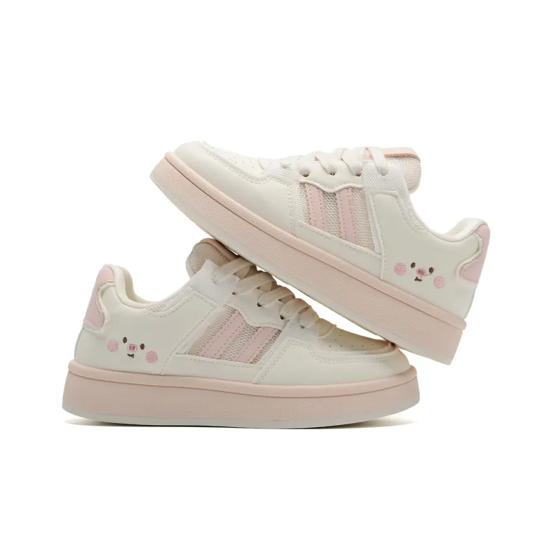 GDXF Skateboard Shoes Women's Low Top Beige Blue/Beige Pink/Beige Yellow/Guava Pink-8