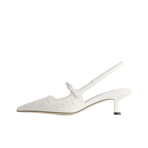 Jimmy Choo Didi Slim Heel High Heels 4.5cm Women's White