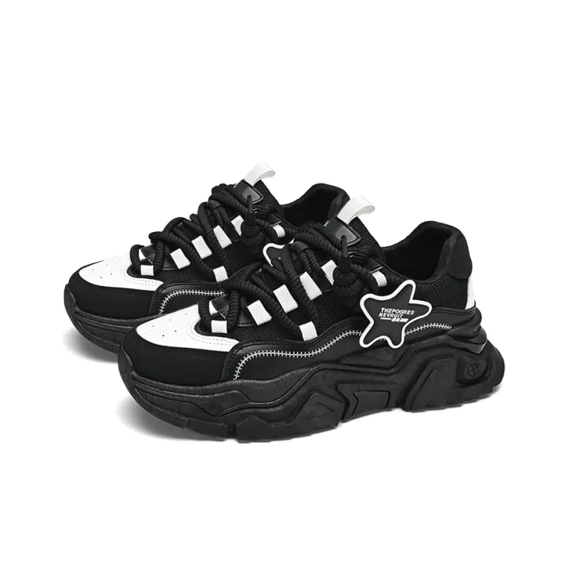 ROBINHOOD Cushioning, Slip Resistant, Abrasion Resistant, Coverage, Support Low Top Chunky Sneakers Men's-15