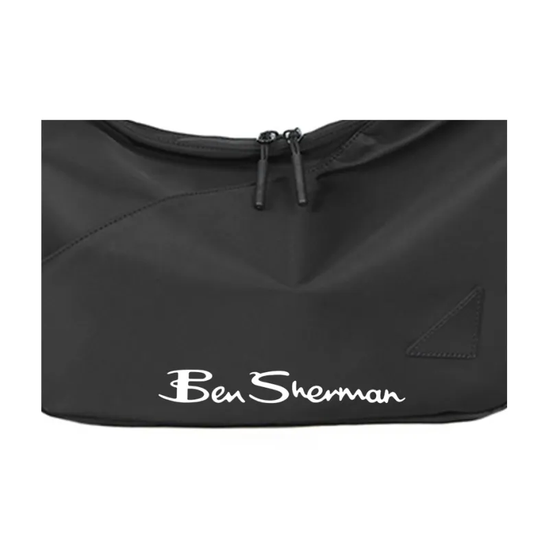 BEN SHERMAN Oxford Crossbody Bag, Shoulder Bag Unisex Black-4