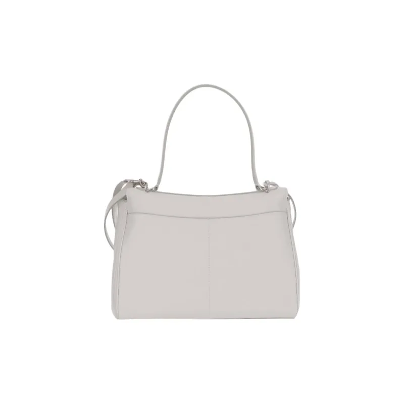 Balenciaga Calfskin Shoulder Bag, Crossbody Bag, Handbag Medium Size Women's White-3