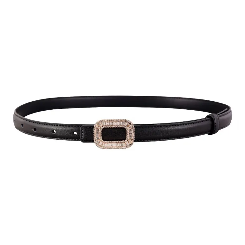 ROBINHOOD Cow Split Leather Belts Women's 1.8cm-2