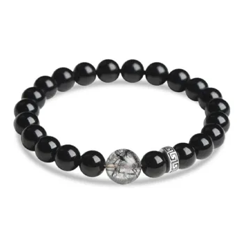 JUICY GRAPE Obsidian Bracelets Unisex