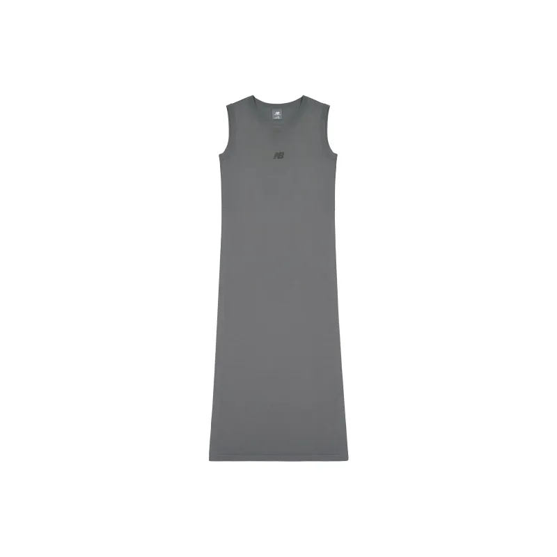 New Balance NB Grey Sleeveless Dress Women's Gray-0