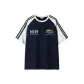 Navy Blue & Heather Gray