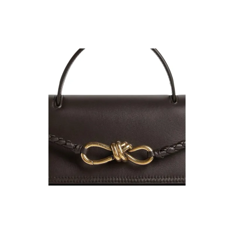 Bottega Veneta Calfskin Shoulder Bag, Crossbody Bag, Handbag Trumpets Women's Candy Color-4
