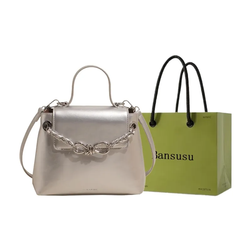 Bansusu PU One Shoulder Handbag Women's Multicolor-8