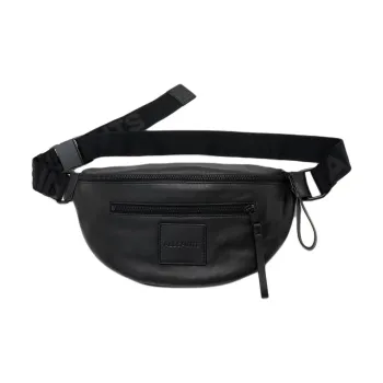 ALLSAINTS Lambskin Fanny Pack Regular Men's Black