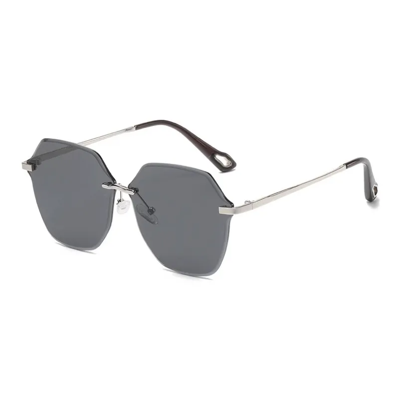 Anxious Alloy PC Irregular Shape Sunglasses Unisex-0