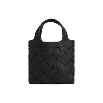 Bottega Veneta Diago Calfskin Tote Bag, Shopping Bag, Shoulder Bag, Handbag Trumpets Men's Black