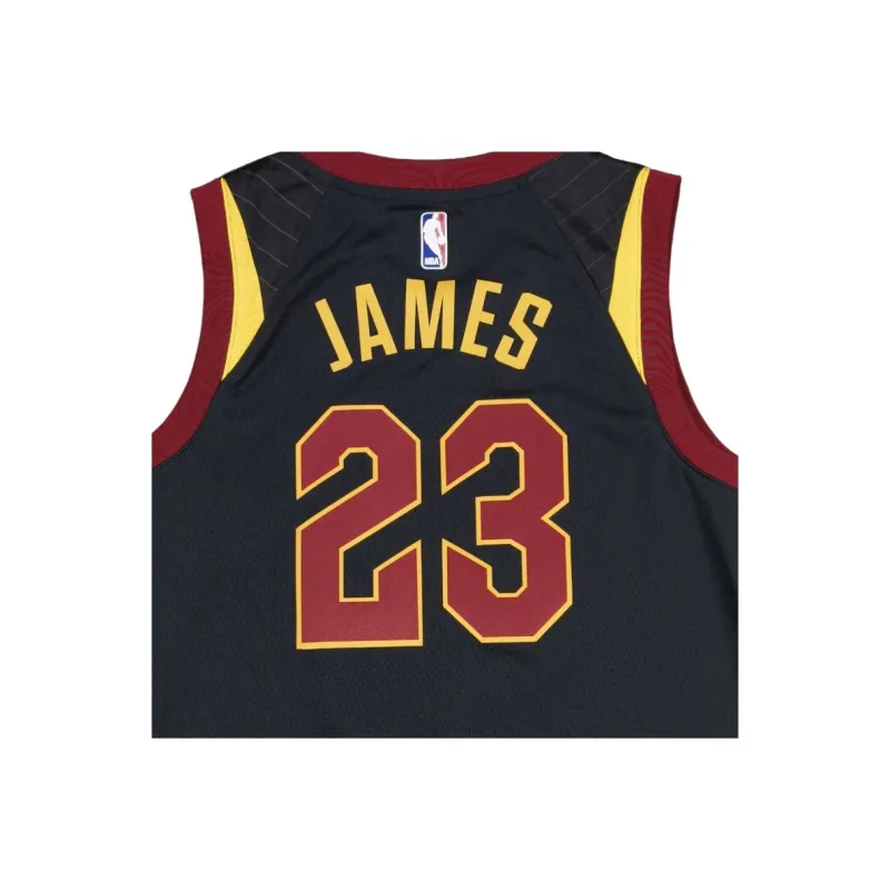 Nike x NBA Cleveland Cavaliers James Basketball Jersey Unisex Black-3