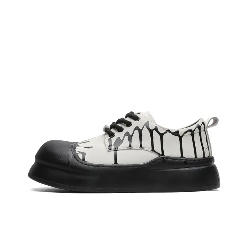 APRHE Slip Resistant, Abrasion Resistant, Lightweight, Height Increasing Low Top Skateboard Shoes Unisex-0