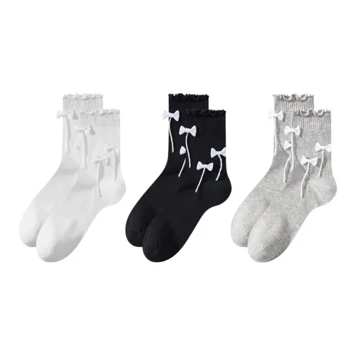 2323 Mid Calf Socks Women's 3 Pack
