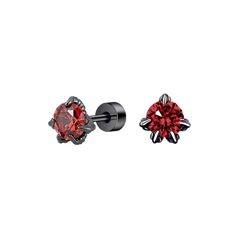 FUJA Alloy Stud Earrings Unisex-9