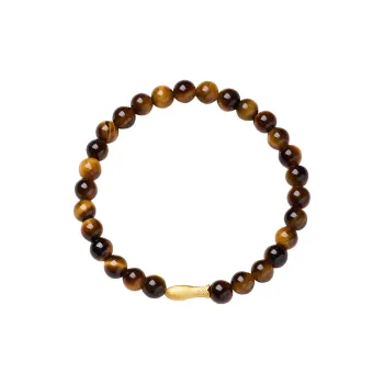 ZUIWENGLANGYASHANWENCHUANG Tiger's Eye Stone Bracelets Unisex