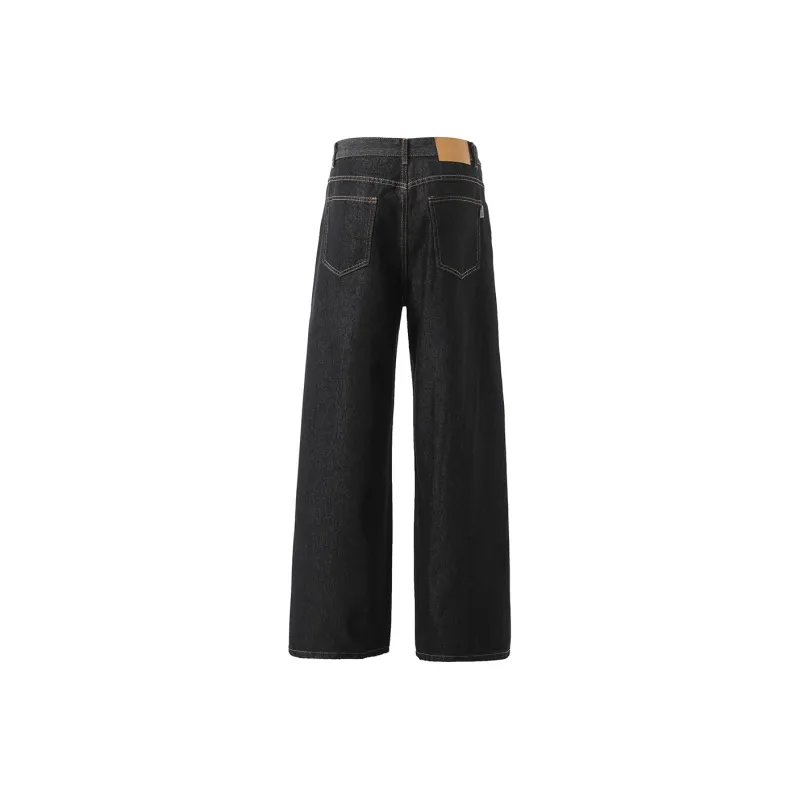 NANDCHN Jeans Unisex Black-1