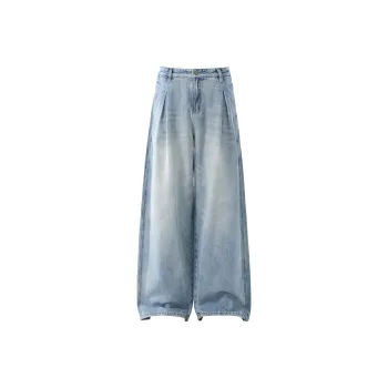 NANDCHN Jeans Unisex Light Blue