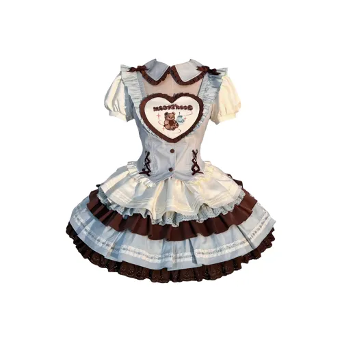 Udon House Short Sleeved Dress Women's