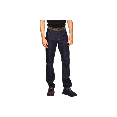 FENDI Jeans Men Dark Blue