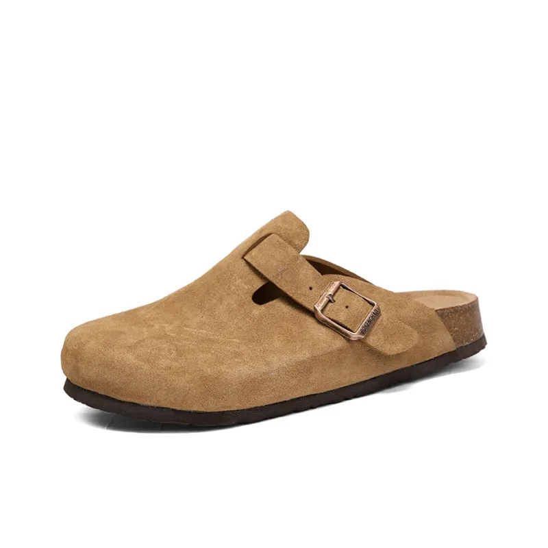 HACKBUTEER Closed Toe Slippers Unisex-1
